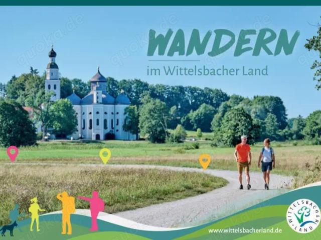 Bayern, Wittelsbacher Land, Wanderbuch zu verschenken - 1